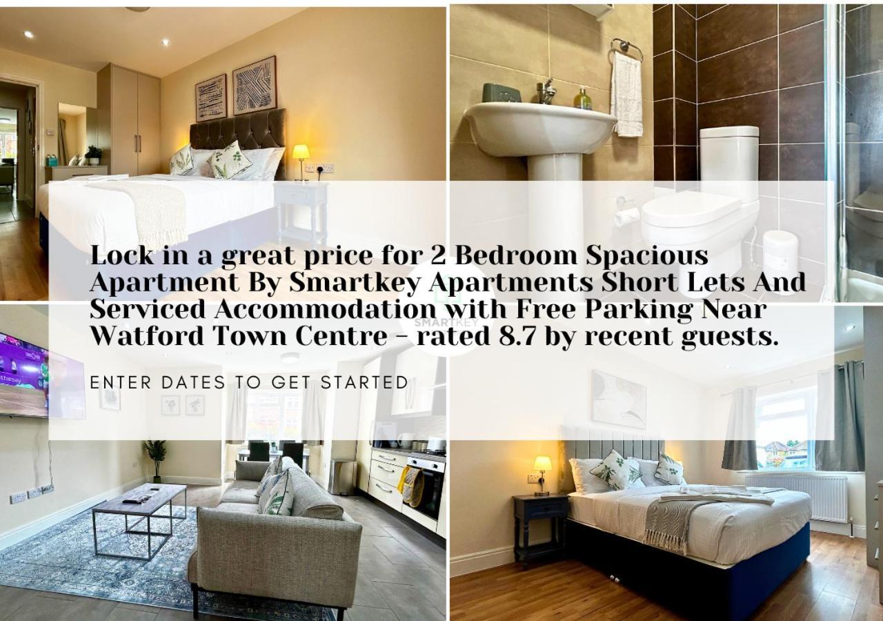 Modern 2 Bed 2 Bath Apartment Free Parking Watford  Exteriör bild